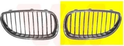 Immagine prodotto di VAN WEZEL 0655515 Griglia radiatore Griglia anteriore per BMW 5 Berlina (E60) Sinistra