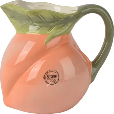 Produktbild von Karaf dolomiet H16cm perzikvorm