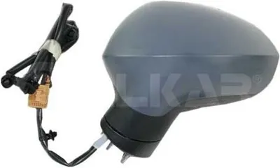 Produktbild von ALKAR 6140804 Außenspiegel Seitenspiegel Rechts für SEAT Exeo ST (3R5) Beheizt Konvex Grundiert Elektrisch