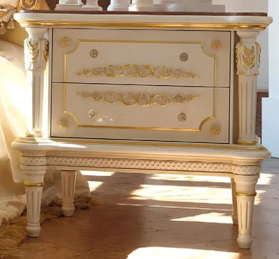 Produktbild von Nachttisch Design Tisch Möbel Nachttische Holz Schlafzimmer Beistelltisch Neu