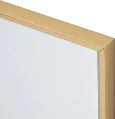 Zdjęcie produktu dla vidaXL Lustro złote 100x60 cm