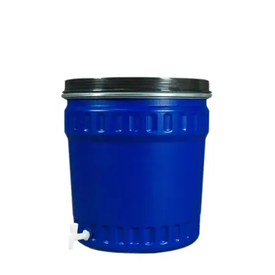 Produktbild von Wasserhahnfass 120l Kunststoff mit Metallklammer Regenwassertank