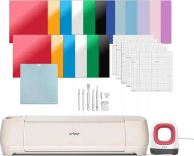 Zdjęcie produktu dla Cricut Explore 4 Ploter zestaw Essentials z EasyPress