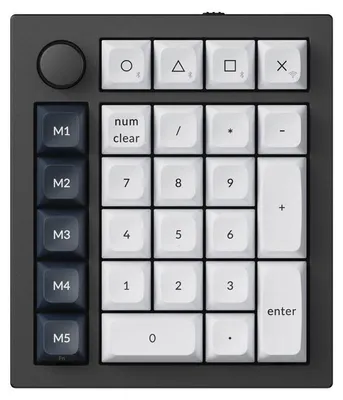 Immagine prodotto di Keychron Q0 Max schwarz/weiss Gateron Jupiter Red Hot-Swap Aluminiumrahmen