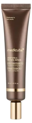 Produktbild von Medicube Deep Vita A Retinol Serum 30ml – Fortschrittliche K-Beauty Pflege mit Retinal, Niacinamid und Panthenol – Für feine Linien, müde Hauttexturen & ein ebenmäßiges Hautbild