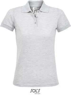 Produktbild von SOLs 00573 | Damen Polo Shirt Prime - Farbe: Ash (Heather) - Größe: S