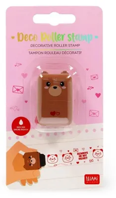 Produktbild von Legami Deko Rollstempel - Teddy Bär