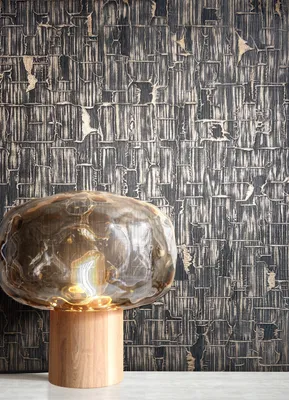 Produktbild von NEWROOM Tapete Schwarz Vliestapete Leicht Glänzend - Glamour Gold Anthrazit Struktur Modern
