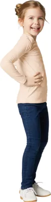 Produktbild von Langarm-Shirt Kinder - hautfarben, 128 (8-10 Jahre)
