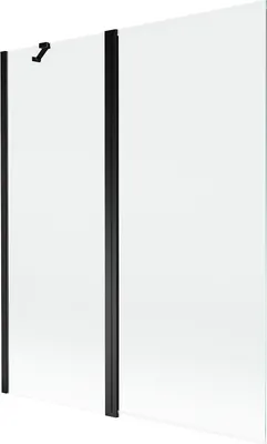 Immagine prodotto di Mexen Mist paratia doccia a 2 ante 140 x 150 cm, trasparente, nero - 8A9-140-011-70-00