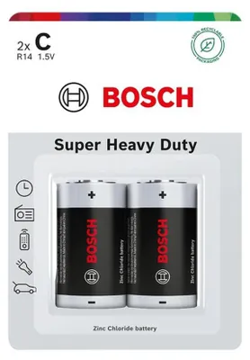Produktbild von Bosch Batterie C SUPER HEAVY DUTY 2 Stück R14SHD2B/00