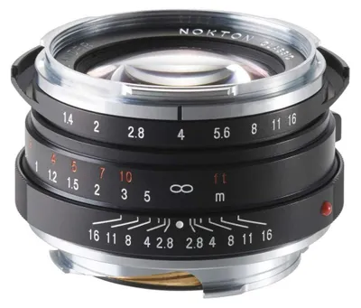 Obrázek produktu pro Voigtländer Nokton 40 mm F 1.4 VM, Širokoúhlý objektiv, 7/6, Leica M