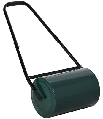 Obrázek produktu pro Outsunny Válec na trávník s U-rukojetí Zahradní válec Ø30 cm 30 L kovový