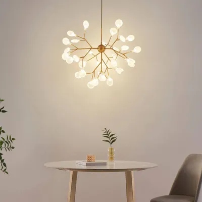 Produktbild von KOSILUM - Hängeleuchte, Metall und Glas - Gold / Messing - Arsinoe