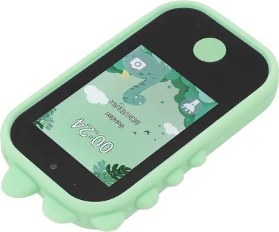 Immagine prodotto di 1080P 48MP fotocamera digitale 2,8 pollici IPS touchscreen lettore musicale MP3 telefono per bambini con selfie verde