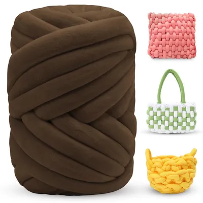 Immagine prodotto di Lana per uncinetto e maglia, 500g, filato spesso (color caramello)