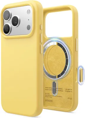 Image de Elago MagSafe Étui en silicone pour iPhone 17 Pro Jaune
