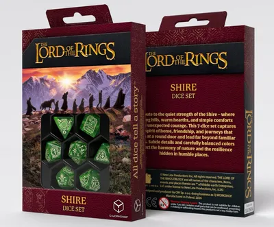 Immagine prodotto di Il Signore degli Anelli: Set di dadi a tema Shire