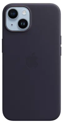 Zdjęcie produktu dla Apple Leather Backcover MagSafe dla Apple iPhone 14 - Ink