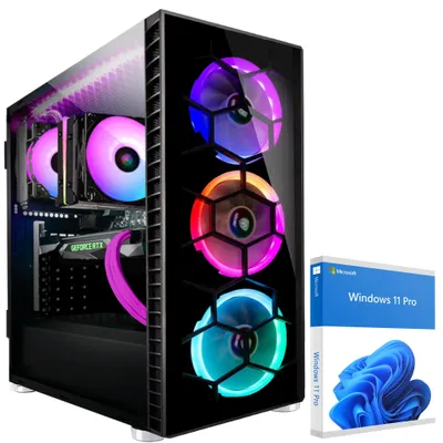 Produktbild von KRAFTPC High End Gaming-PC Intel Core i9 12900KF - Nvidia GeForce RTX5070 12GB - 1TB M.2 SSD - 32GB DDR4 - Windows11 - WLAN - Gamer PC