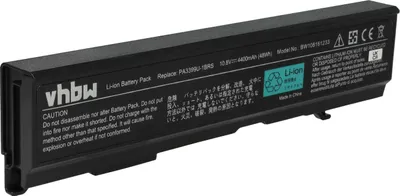 Produktbild von vhbw Akku Ersatz für Toshiba PABAS057, PA3478U-1BRS, PA3400U-1BRS, PA3478U-1BAS, PA3400U-1BRL, PABAS076 für Notebook (4400 mAh, 10,8 V, Li-Ion)