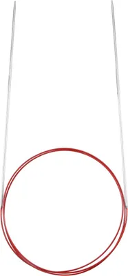 Produktbild von Rundstricknadel RED LACE Edelstahl 1,50 mm 80 cm