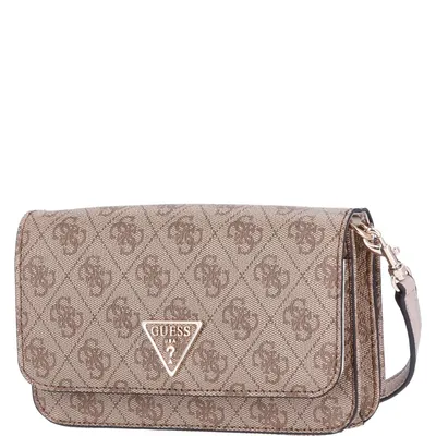 Produktbild von GUESS Damen Schultertasche Noelle Latte Logo