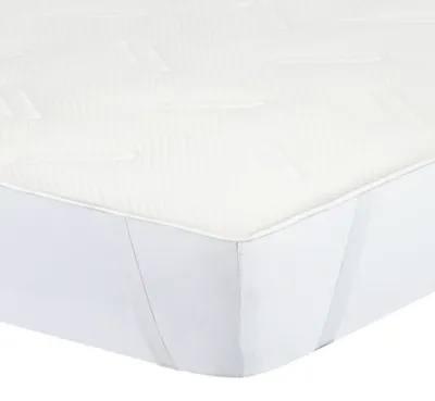 Topper aus Visco-Fasermix, atmungsaktiv, 150x200 cm, weiß