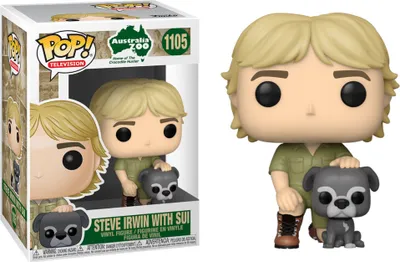 Immagine prodotto di Statuetta Funko POP Australian Zoo 1105 Steve Irwin with Sui Special Edition