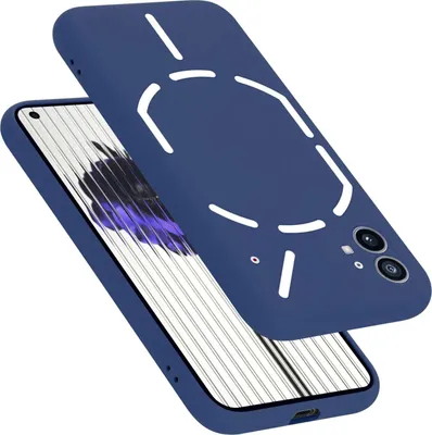 Produktbild von Cadorabo Hülle für Nothing Phone (1) Hülle Silikon Handyhülle Case aus flüssigem Silikon, Kratzfeste und stoßfeste Schutzhülle für Nothing Phone (1)