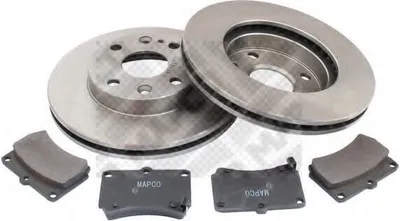 Produktbild von MAPCO Bremsenset Vorne Bremsscheiben Beläge Satz für KIA RIO Kombi (DC) 235mm