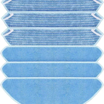 Immagine prodotto di INF Panni di ricambio in microfibra per robot aspirapolvere Lefant M1/M2/Pro, 6 pezzi