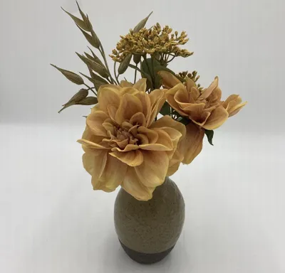 Produktbild von Kunstblumenstrauss Dahlie mit vase