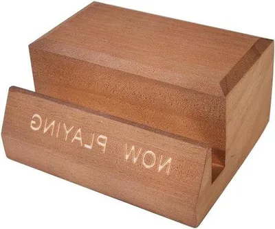 Image de Étagère de présentation en vinyle pour vinyles et CD - Support de disques de bureau en plastique