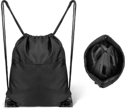Immagine prodotto di Borsa sportiva Unyqoos® – impermeabile, con coulisse, grande capacità (36 x 43 cm), realizzata in tessuto Oxford, con tasca frontale con zip, colore nero, adatta a ragazzi e ragazze