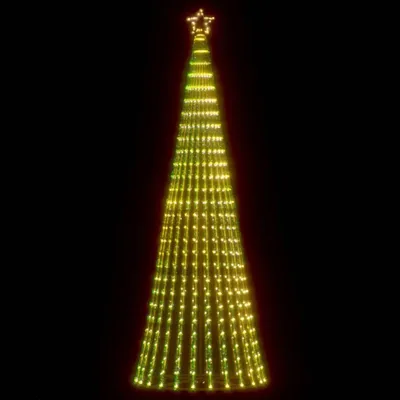 Image de vidaXL Sapin de Noël LED 475 LED blanc chaud 247 cm
