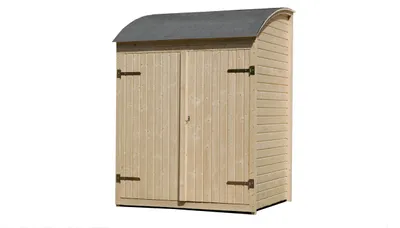 Produktbild von Fahrrad- und Mehrzweckbox, natur B x T x H 171 x 138 x 223