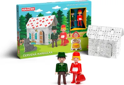 Produktbild von Rotkäppchen - Kreativset mit Märchen