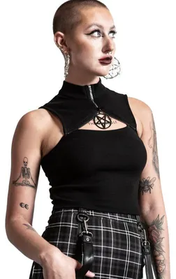 Immagine prodotto di Killstar, top corto - Uproar, taglia XL