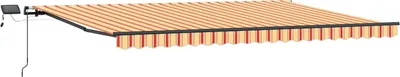 Obrázok produktu pre Zatemniteľná markíza žltá a oranžová 500 ×300 cm látka
