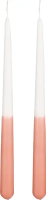 Produktbild von Mica Decorations Dip-dye Spitzkerzen - 2er-Set - H30 cm - Rosa