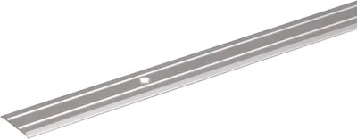 Produktbild von Alberts Übergangsprofil | mit zwei Rillen | Aluminium, silberfarbig eloxiert | 900 x 25 mm