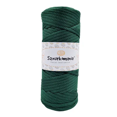Produktbild von Polyesterkordel 5mm 100m, Flache Polyesterkordel, Häkelkordel, 5mm Makrameekordel, Makrameegarn, Polyestergarn, glänzende Kordel