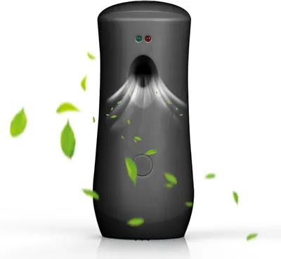 Produktbild von Automatische Duftspender mit Lichtsensor, Wandmontage, schwarz, für Küche und Bad