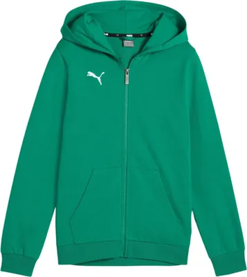 Produktbild von Puma Teamgoal Hooded Sweat Full Zip Kinder - Grün