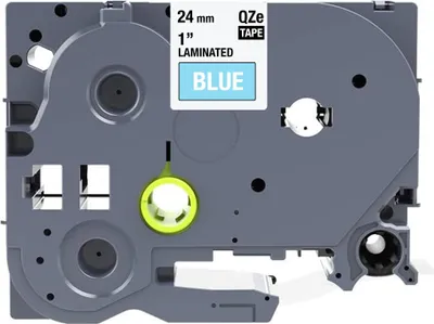 Produktbild von Brother-kompatibles TZE-555-Band - Weiß auf blau - 24 mm x 8 m - Schriftband