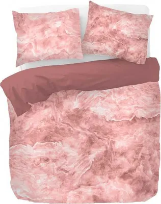 Produktbild von Kayori Satin-Bettwäsche-Garnitur Sophea Farbe Altrosa Größe 155x220+80x80