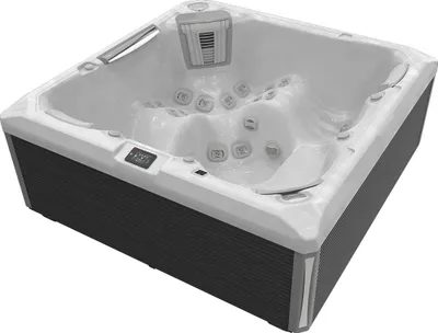 Produktbild von Wellis Makalu Life Premium Whirlpool Außenwhirlpool 215x215x86,5cm für 5 Personen inkl. Thermocover
