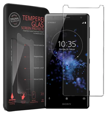 Produktbild von 2x Panzerglas für Sony Xperia XZ2 Glas Folie Displayschutz Schutzfolie