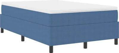 Produktbild von Plattformbettgestell Blau 120 x 200 cm Cordstoff